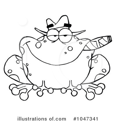 Royalty-Free (RF) Frog Clipart Illustration by Hit Toon - Stock Sample #1047341