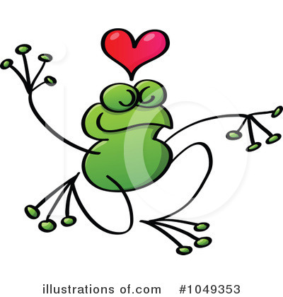 Royalty-Free (RF) Frog Clipart Illustration by Zooco - Stock Sample #1049353