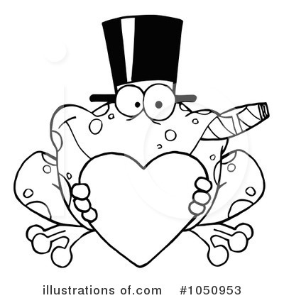 Royalty-Free (RF) Frog Clipart Illustration by Hit Toon - Stock Sample #1050953