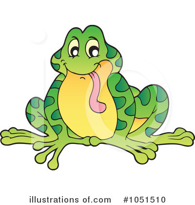 Royalty-Free (RF) Frog Clipart Illustration by visekart - Stock Sample #1051510