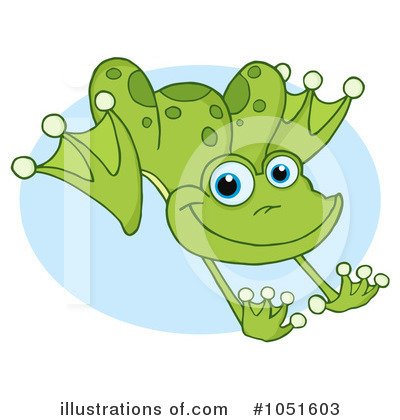 Royalty-Free (RF) Frog Clipart Illustration by Hit Toon - Stock Sample #1051603