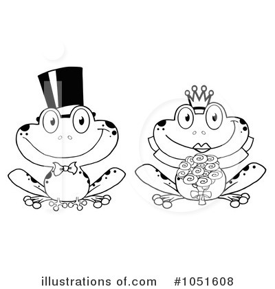 Royalty-Free (RF) Frog Clipart Illustration by Hit Toon - Stock Sample #1051608