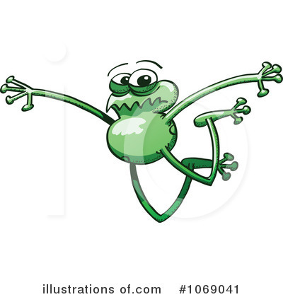 Royalty-Free (RF) Frog Clipart Illustration by Zooco - Stock Sample #1069041