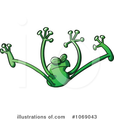 Royalty-Free (RF) Frog Clipart Illustration by Zooco - Stock Sample #1069043