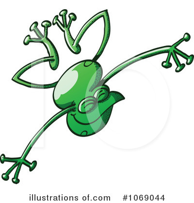 Royalty-Free (RF) Frog Clipart Illustration by Zooco - Stock Sample #1069044
