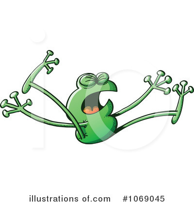 Royalty-Free (RF) Frog Clipart Illustration by Zooco - Stock Sample #1069045