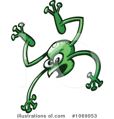 Royalty-Free (RF) Frog Clipart Illustration by Zooco - Stock Sample #1069053