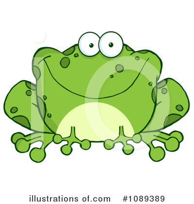 Royalty-Free (RF) Frog Clipart Illustration by Hit Toon - Stock Sample #1089389