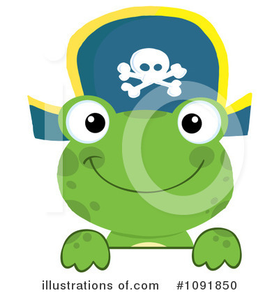 Royalty-Free (RF) Frog Clipart Illustration by Hit Toon - Stock Sample #1091850