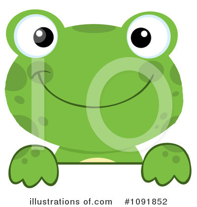 Royalty-Free (RF) Frog Clipart Illustration by Hit Toon - Stock Sample #1091852