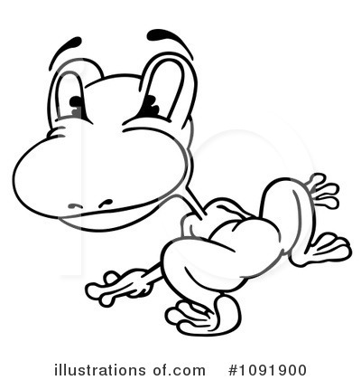 Royalty-Free (RF) Frog Clipart Illustration by dero - Stock Sample #1091900