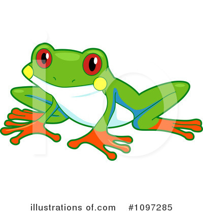 Royalty-Free (RF) Frog Clipart Illustration by BNP Design Studio - Stock Sample #1097285