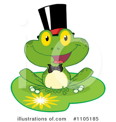 Royalty-Free (RF) Frog Clipart Illustration by Hit Toon - Stock Sample #1105185