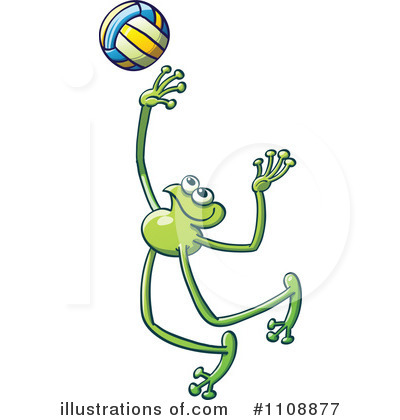 Volleyball Clipart #1108877 by Zooco