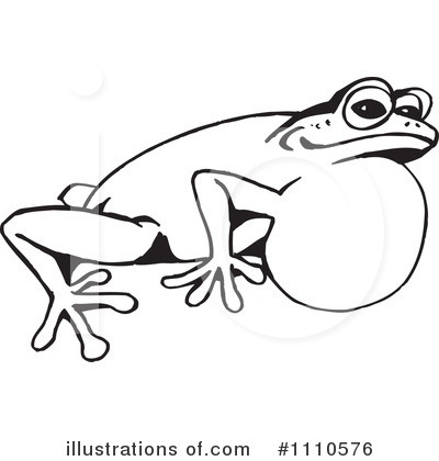 Royalty-Free (RF) Frog Clipart Illustration by Dennis Holmes Designs - Stock Sample #1110576