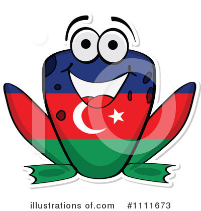Flag Frog Clipart #1111673 by Andrei Marincas