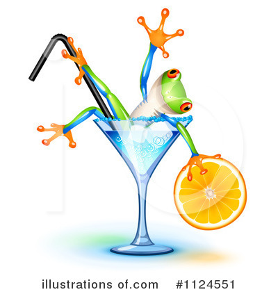 Royalty-Free (RF) Frog Clipart Illustration by Oligo - Stock Sample #1124551
