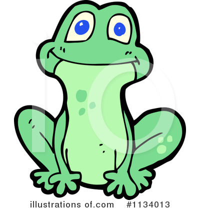 Royalty-Free (RF) Frog Clipart Illustration by lineartestpilot - Stock Sample #1134013