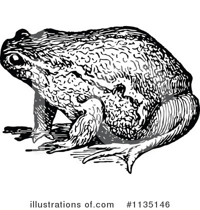 Royalty-Free (RF) Frog Clipart Illustration by Prawny Vintage - Stock Sample #1135146