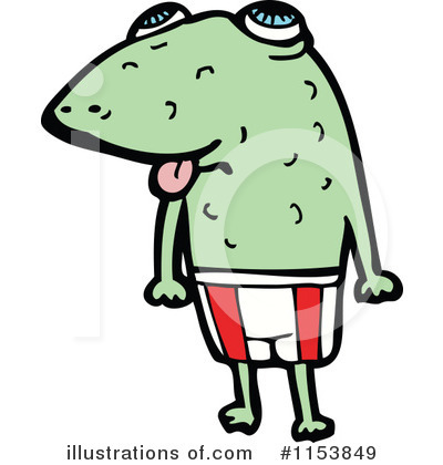 Royalty-Free (RF) Frog Clipart Illustration by lineartestpilot - Stock Sample #1153849
