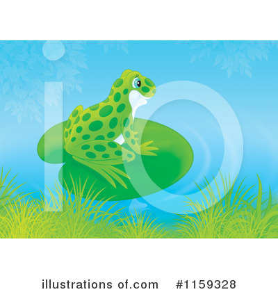 Royalty-Free (RF) Frog Clipart Illustration by Alex Bannykh - Stock Sample #1159328
