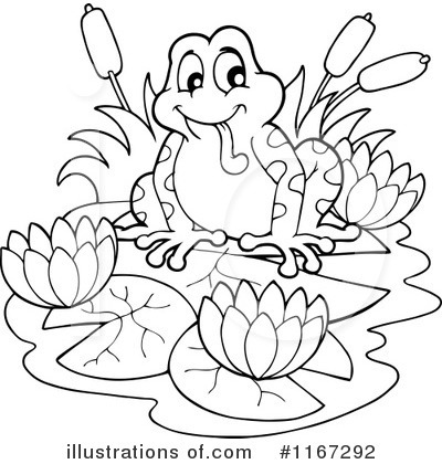 Royalty-Free (RF) Frog Clipart Illustration by visekart - Stock Sample #1167292