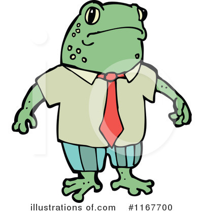 Royalty-Free (RF) Frog Clipart Illustration by lineartestpilot - Stock Sample #1167700