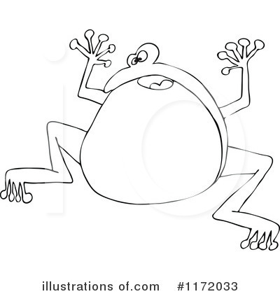 Royalty-Free (RF) Frog Clipart Illustration by djart - Stock Sample #1172033