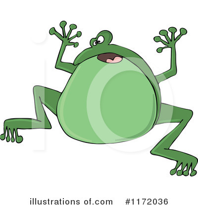 Royalty-Free (RF) Frog Clipart Illustration by djart - Stock Sample #1172036