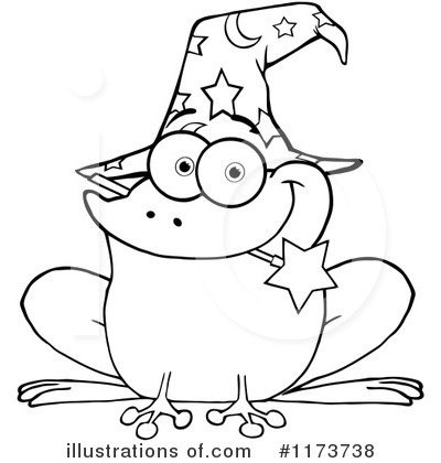Royalty-Free (RF) Frog Clipart Illustration by Hit Toon - Stock Sample #1173738