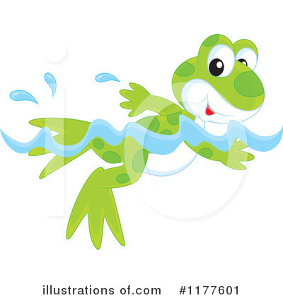 Royalty-Free (RF) Frog Clipart Illustration by Alex Bannykh - Stock Sample #1177601