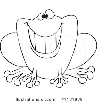 Royalty-Free (RF) Frog Clipart Illustration by djart - Stock Sample #1181989
