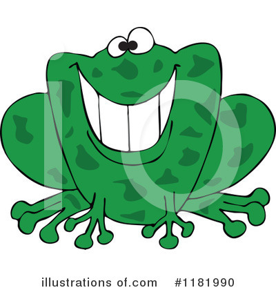 Royalty-Free (RF) Frog Clipart Illustration by djart - Stock Sample #1181990