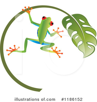 Tree Frog Clipart #1186152 by Lal Perera
