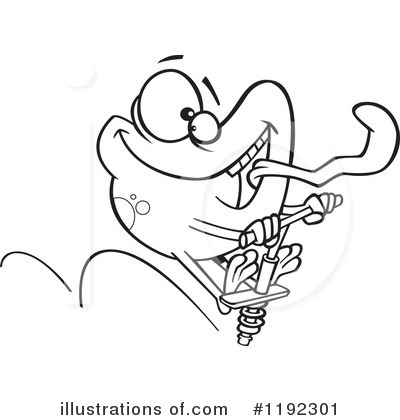 Royalty-Free (RF) Frog Clipart Illustration by toonaday - Stock Sample #1192301