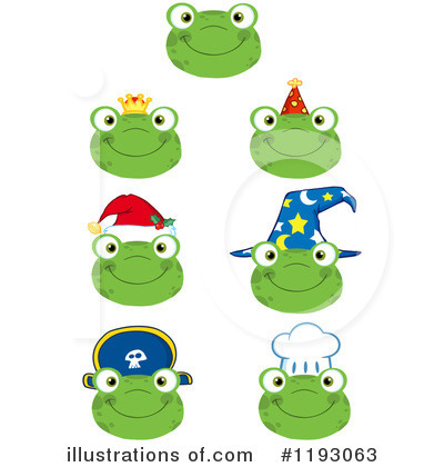 Royalty-Free (RF) Frog Clipart Illustration by Hit Toon - Stock Sample #1193063