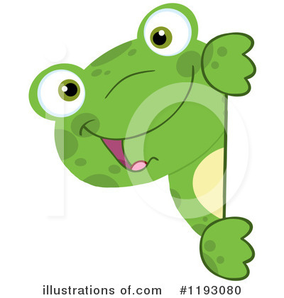 Royalty-Free (RF) Frog Clipart Illustration by Hit Toon - Stock Sample #1193080
