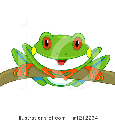 Royalty-Free (RF) Frog Clipart Illustration by BNP Design Studio - Stock Sample #1212234