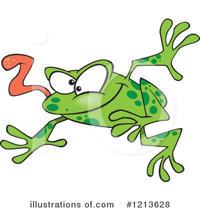 Royalty-Free (RF) Frog Clipart Illustration by toonaday - Stock Sample #1213628