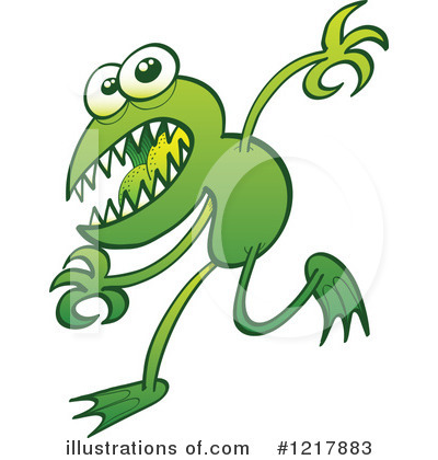 Royalty-Free (RF) Frog Clipart Illustration by Zooco - Stock Sample #1217883