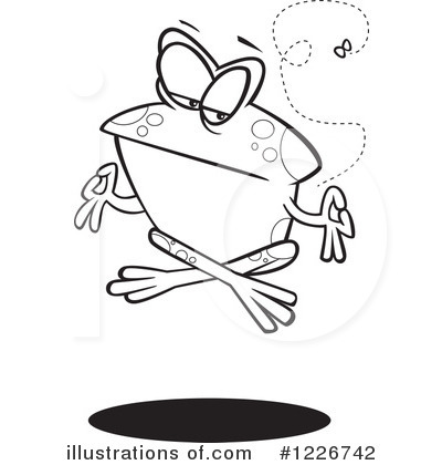 Royalty-Free (RF) Frog Clipart Illustration by toonaday - Stock Sample #1226742