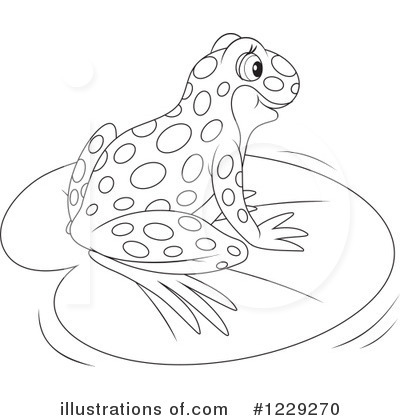 Royalty-Free (RF) Frog Clipart Illustration by Alex Bannykh - Stock Sample #1229270