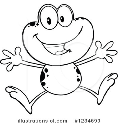 Royalty-Free (RF) Frog Clipart Illustration by Hit Toon - Stock Sample #1234699
