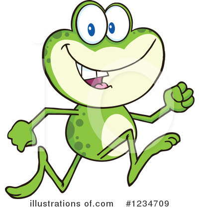 Royalty-Free (RF) Frog Clipart Illustration by Hit Toon - Stock Sample #1234709