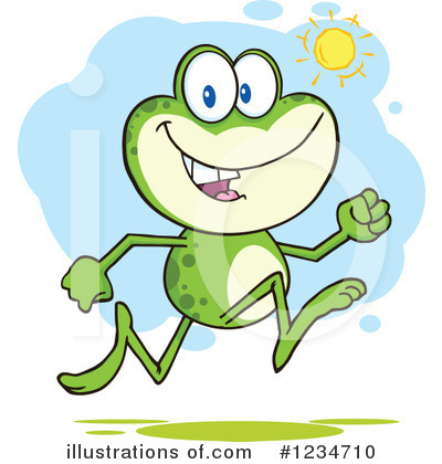 Royalty-Free (RF) Frog Clipart Illustration by Hit Toon - Stock Sample #1234710
