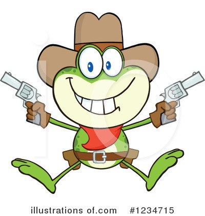 Royalty-Free (RF) Frog Clipart Illustration by Hit Toon - Stock Sample #1234715