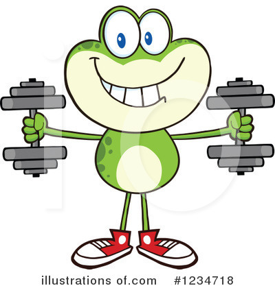 Royalty-Free (RF) Frog Clipart Illustration by Hit Toon - Stock Sample #1234718