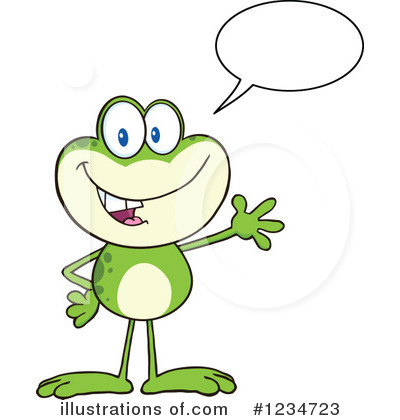 Royalty-Free (RF) Frog Clipart Illustration by Hit Toon - Stock Sample #1234723