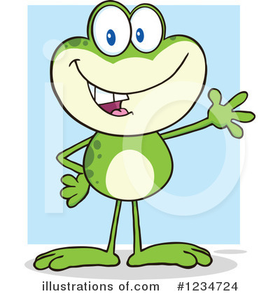 Royalty-Free (RF) Frog Clipart Illustration by Hit Toon - Stock Sample #1234724