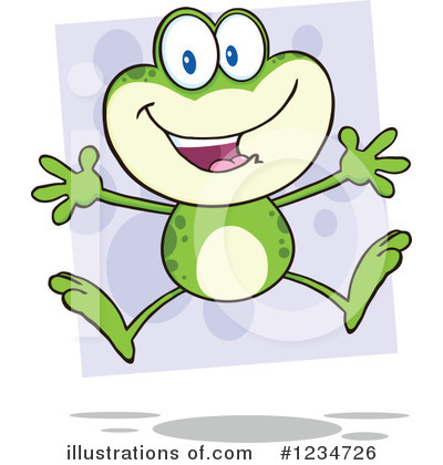 Royalty-Free (RF) Frog Clipart Illustration by Hit Toon - Stock Sample #1234726